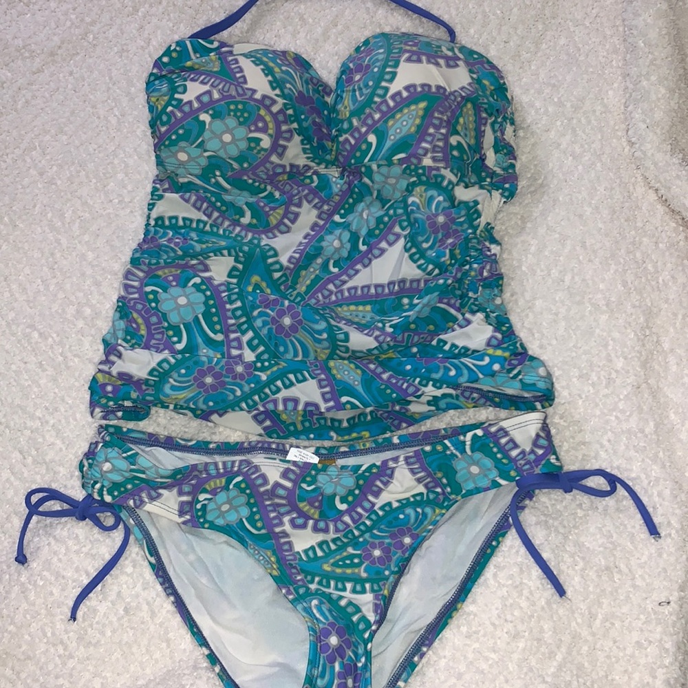 2Bamboo Tankini  cups 34D/DD